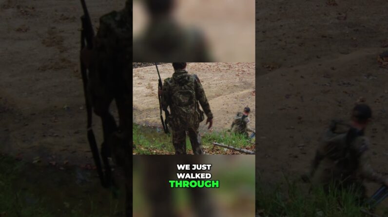 Hunting Strategy: Creeping Through the Woods for the Perfect Shot! #shorts