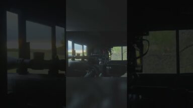 Hunter's Epic Showdown: Deer Stroll, Rifle Ready!  #shorts