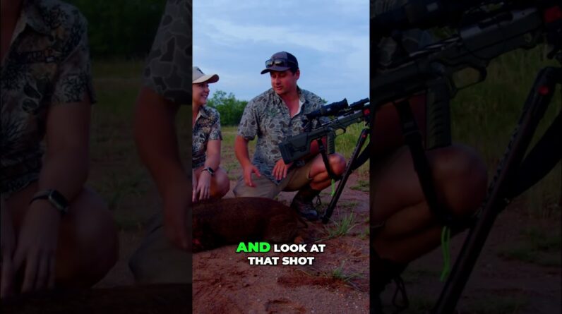 Trust and Teamwork: Epic Hog Hunt with Night Vision! #shorts