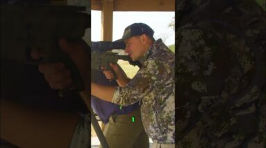 Thermal Hunt: Rifle Prep & First Shot at the Shooting Range! #shorts